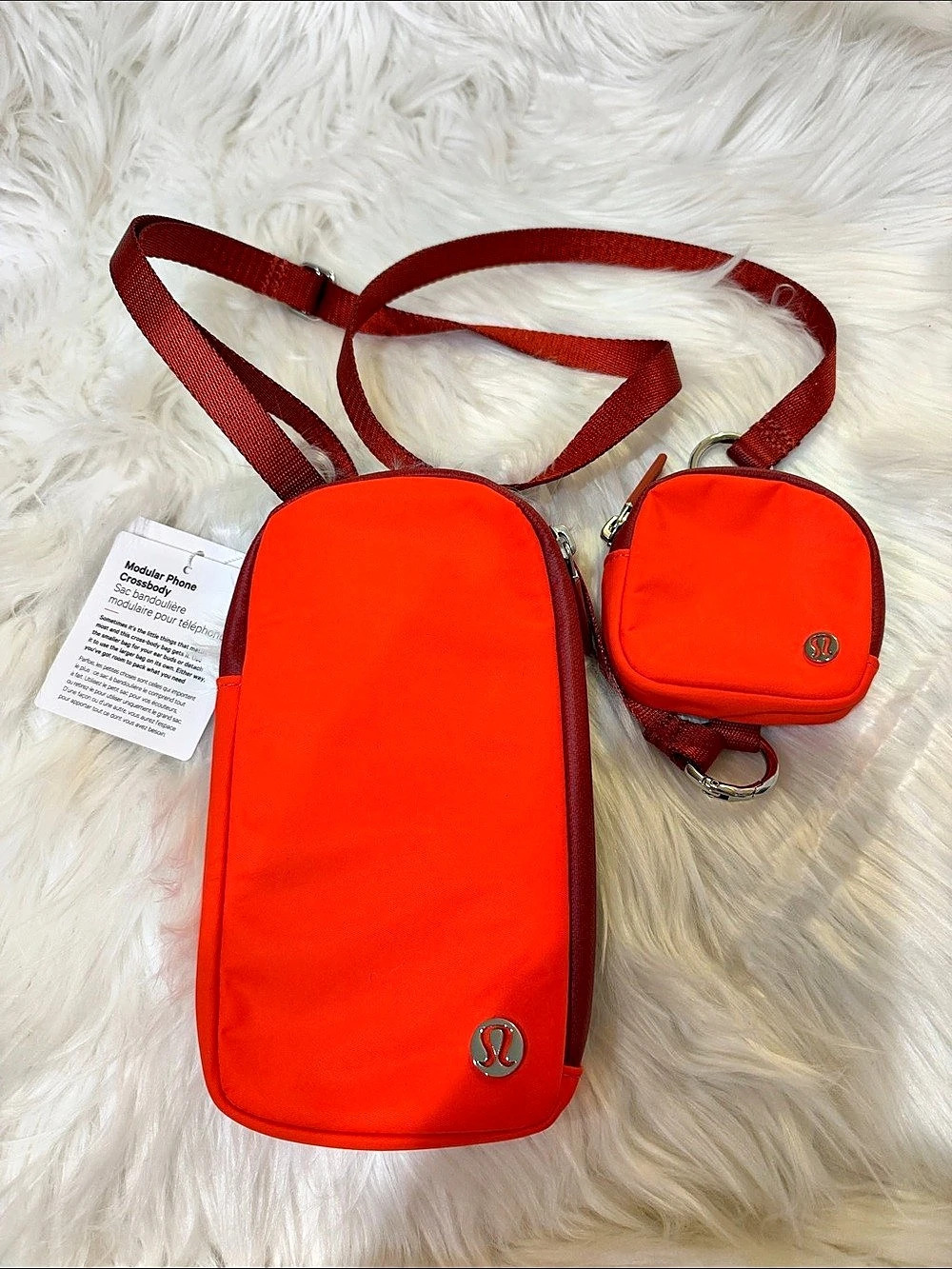 lululemon Modular Phone Crossbody Orange NWT